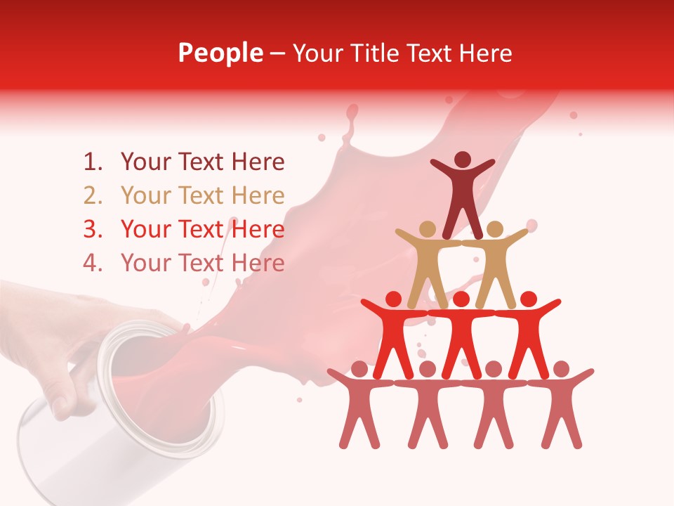 Splash Drop Can PowerPoint Template