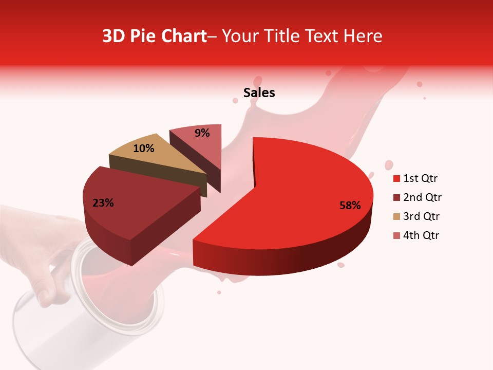 Splash Drop Can PowerPoint Template