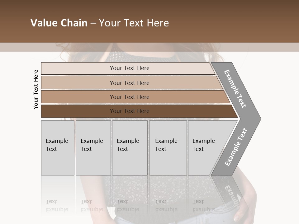 Pose Woman Teenager PowerPoint Template