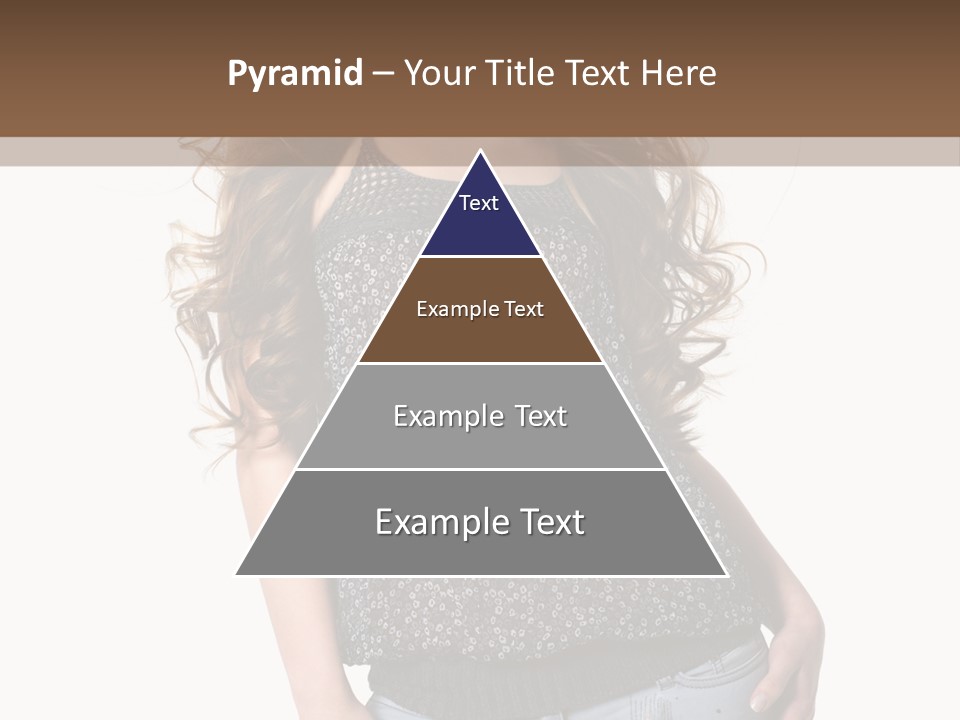 Pose Woman Teenager PowerPoint Template