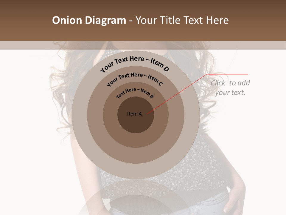 Pose Woman Teenager PowerPoint Template