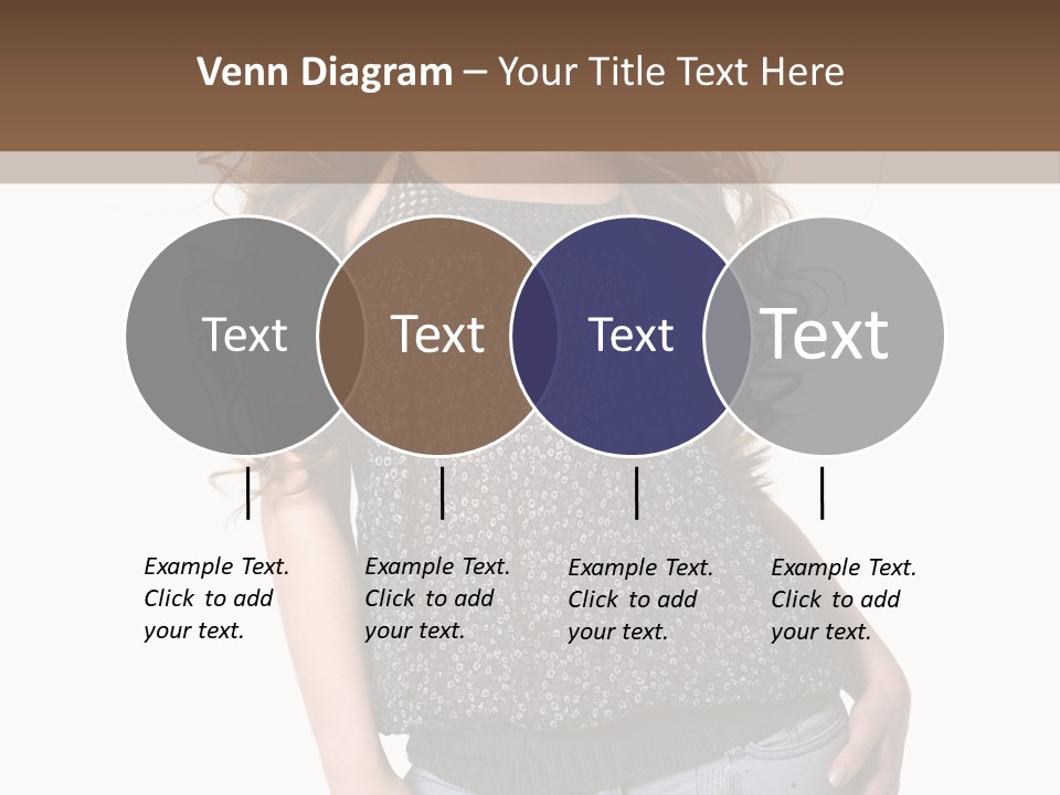 Pose Woman Teenager PowerPoint Template