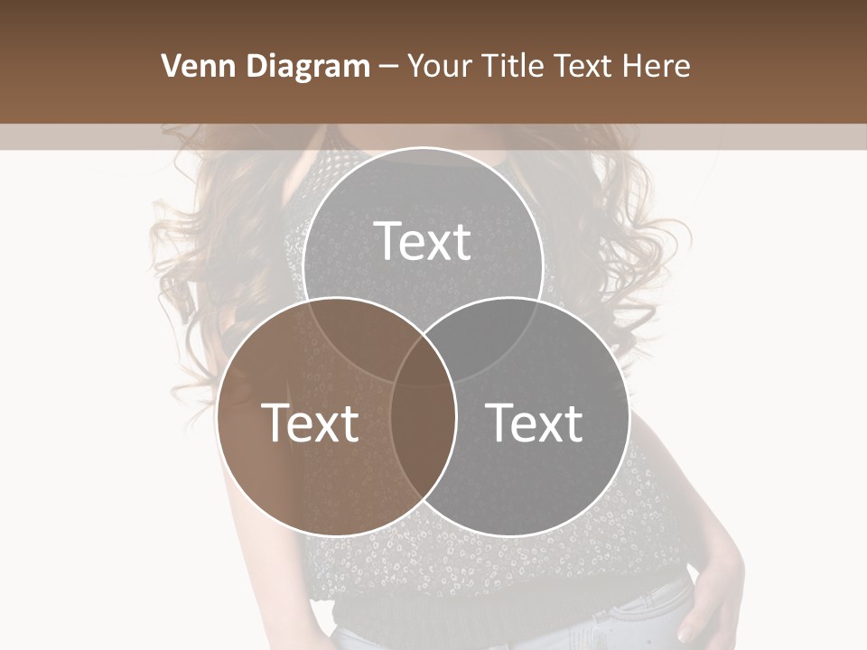 Pose Woman Teenager PowerPoint Template