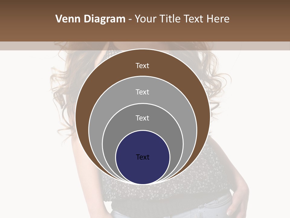 Pose Woman Teenager PowerPoint Template