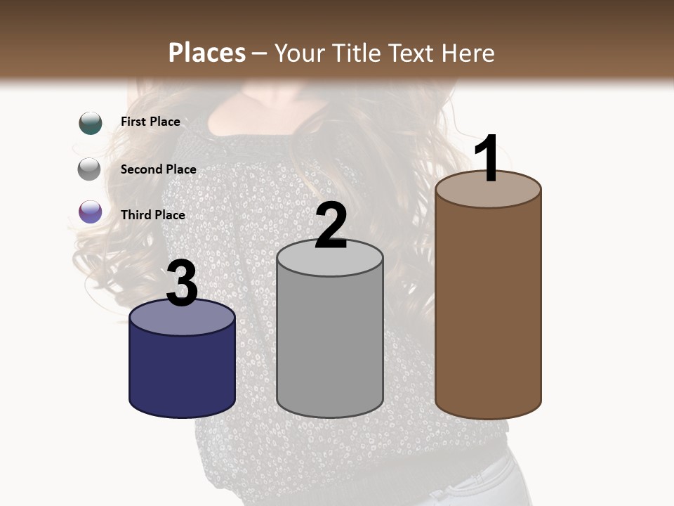 Caucasian Attractive Modern PowerPoint Template