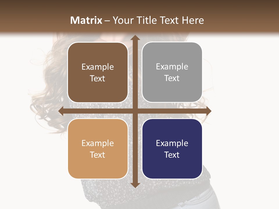 Caucasian Attractive Modern PowerPoint Template