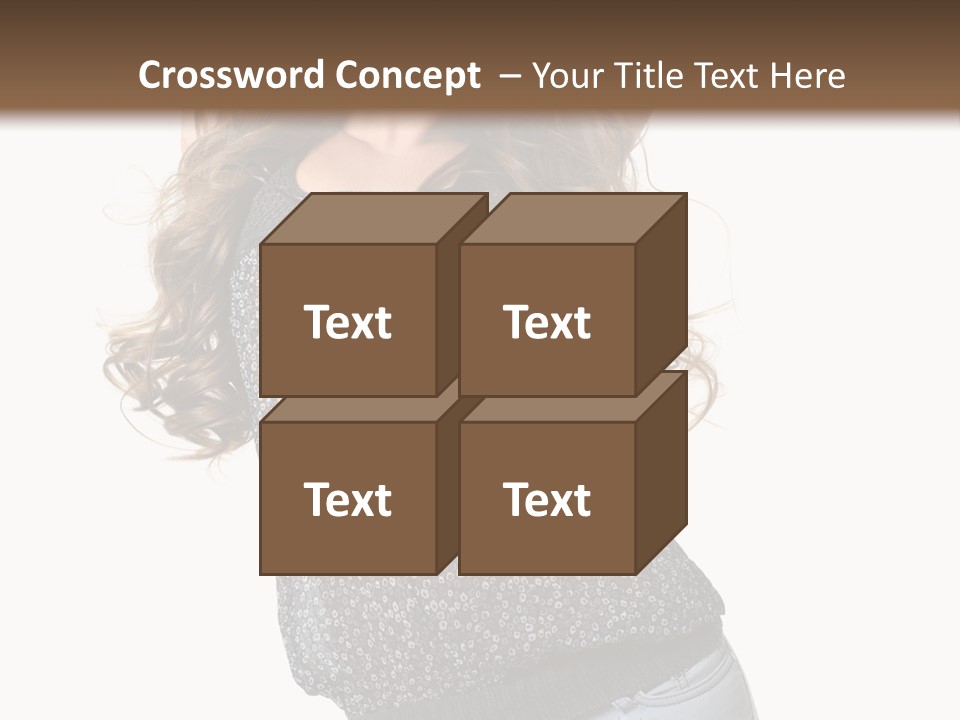 Caucasian Attractive Modern PowerPoint Template