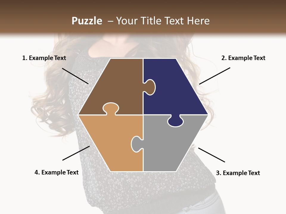 Caucasian Attractive Modern PowerPoint Template