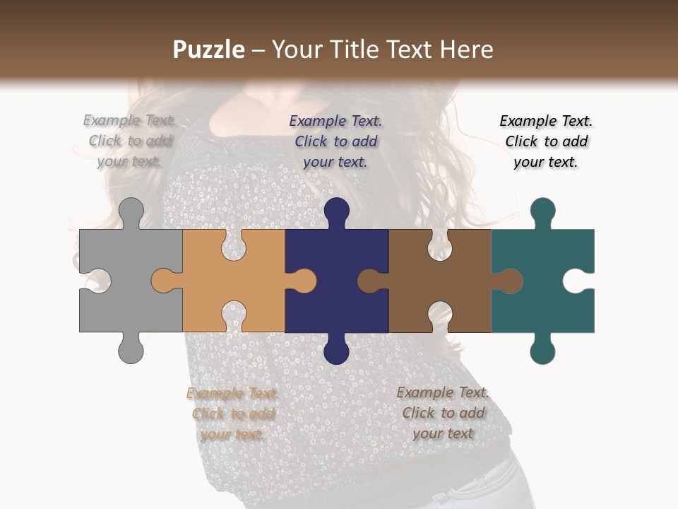 Caucasian Attractive Modern PowerPoint Template