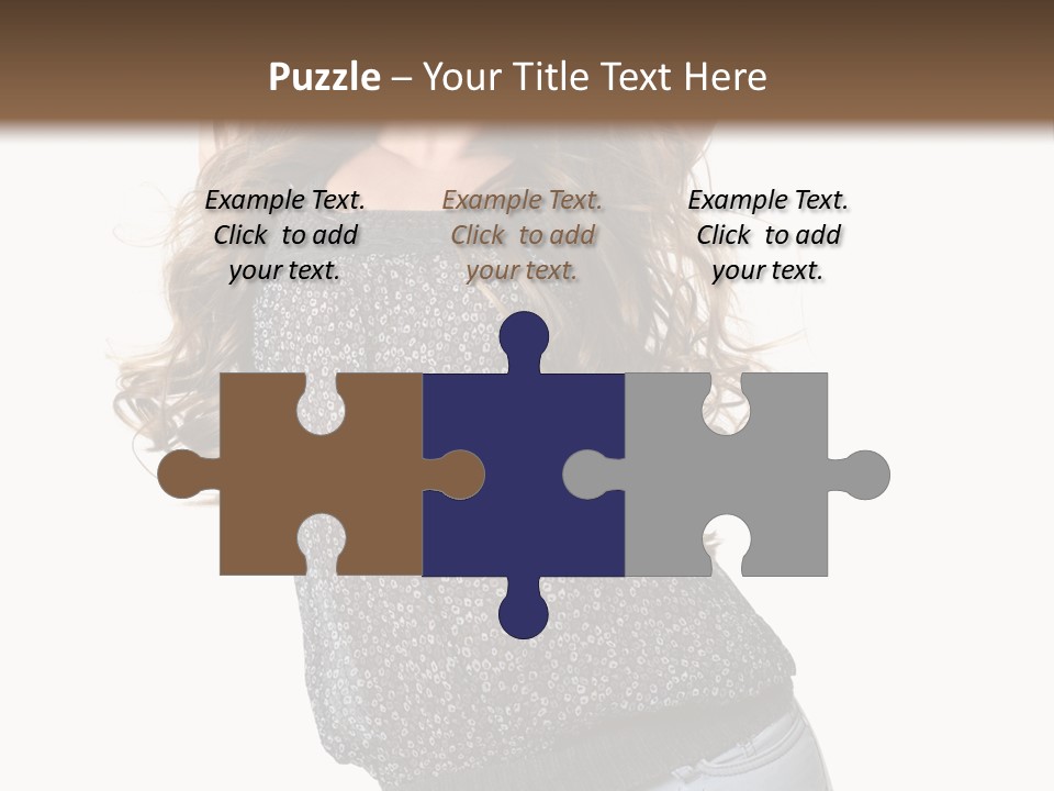 Caucasian Attractive Modern PowerPoint Template