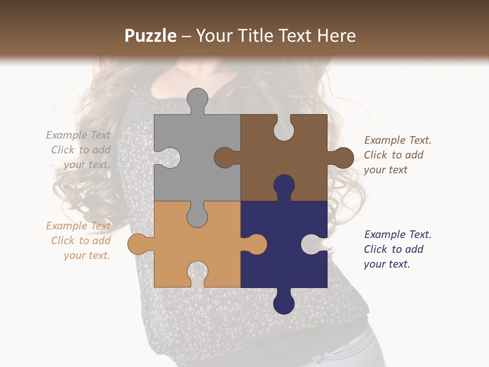 Caucasian Attractive Modern PowerPoint Template