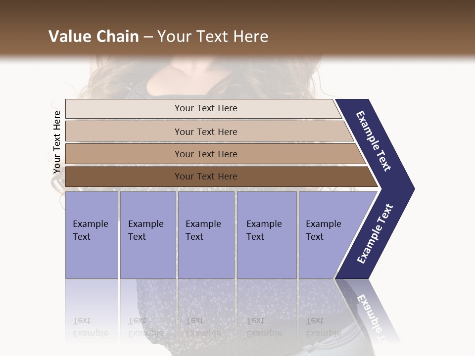 Caucasian Attractive Modern PowerPoint Template