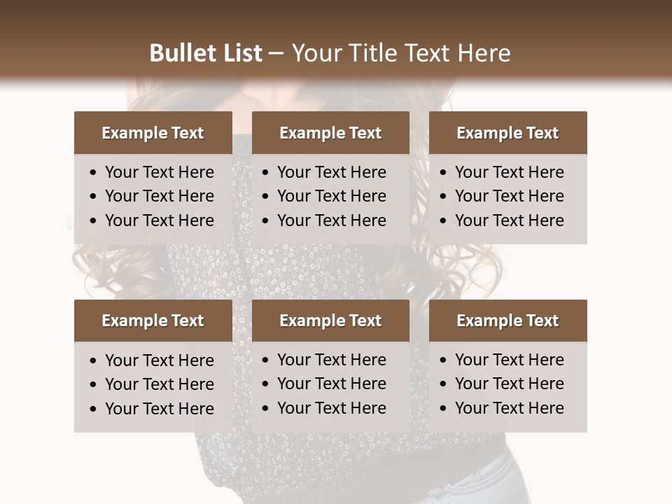 Caucasian Attractive Modern PowerPoint Template