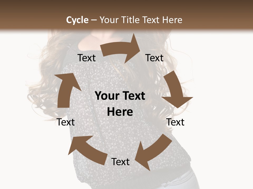 Caucasian Attractive Modern PowerPoint Template