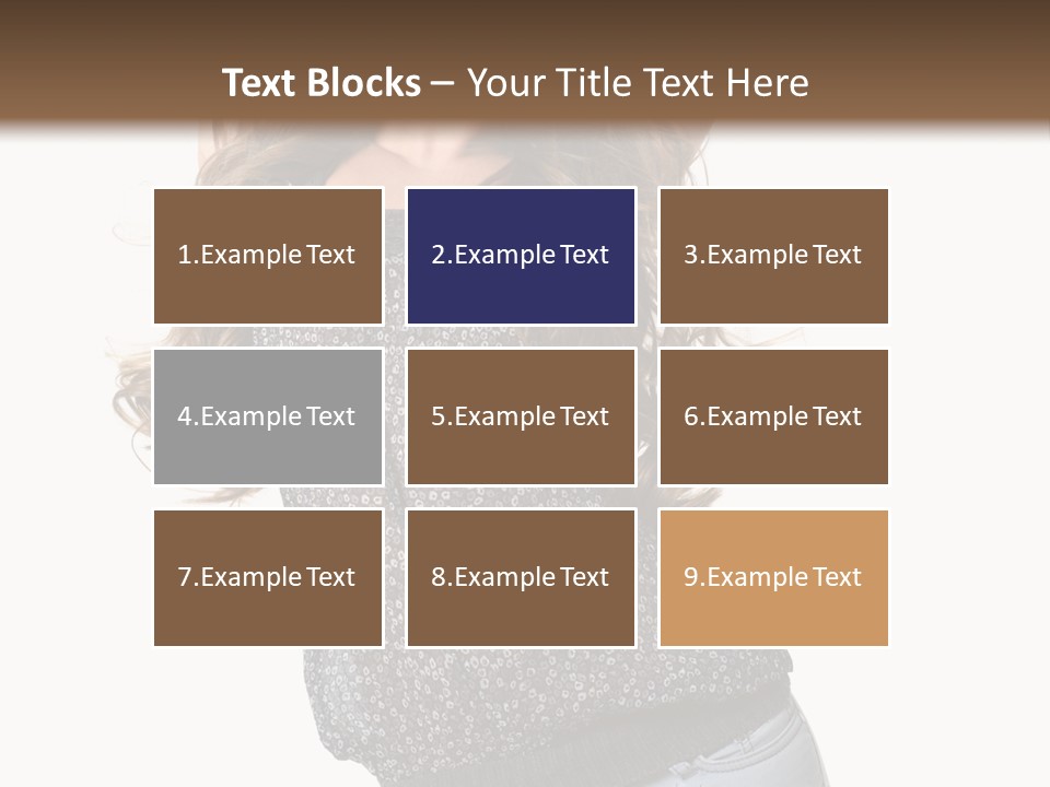 Caucasian Attractive Modern PowerPoint Template