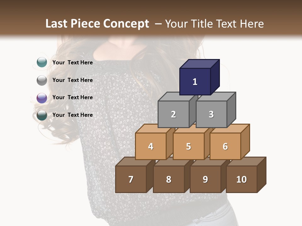 Caucasian Attractive Modern PowerPoint Template