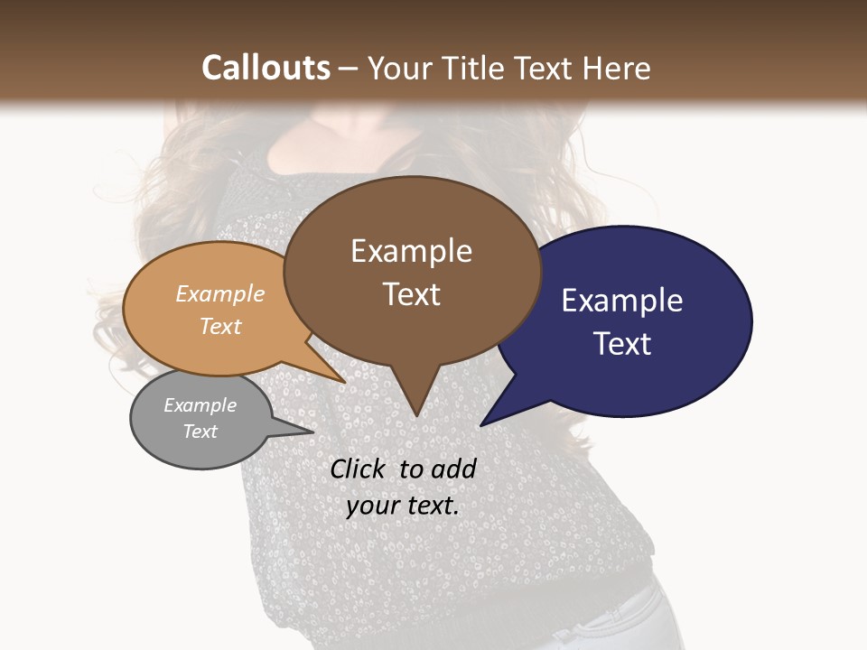 Caucasian Attractive Modern PowerPoint Template