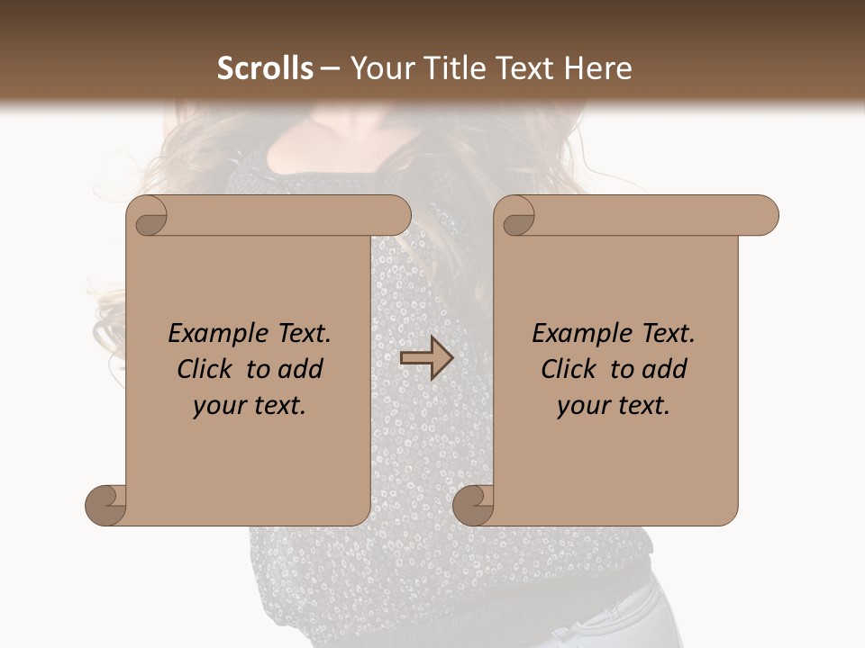 Caucasian Attractive Modern PowerPoint Template