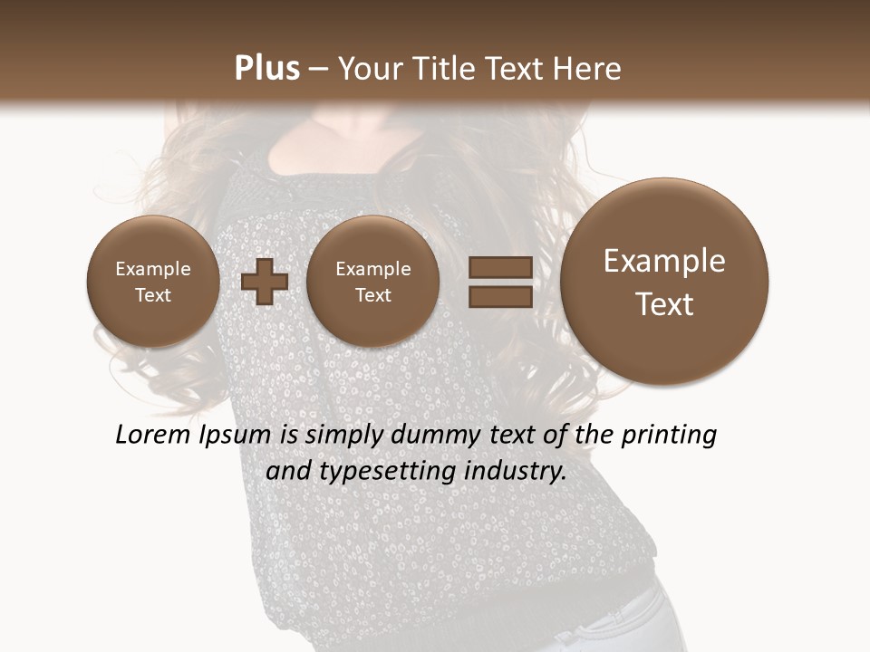 Caucasian Attractive Modern PowerPoint Template