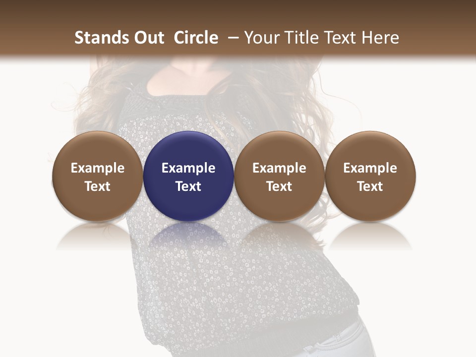 Caucasian Attractive Modern PowerPoint Template