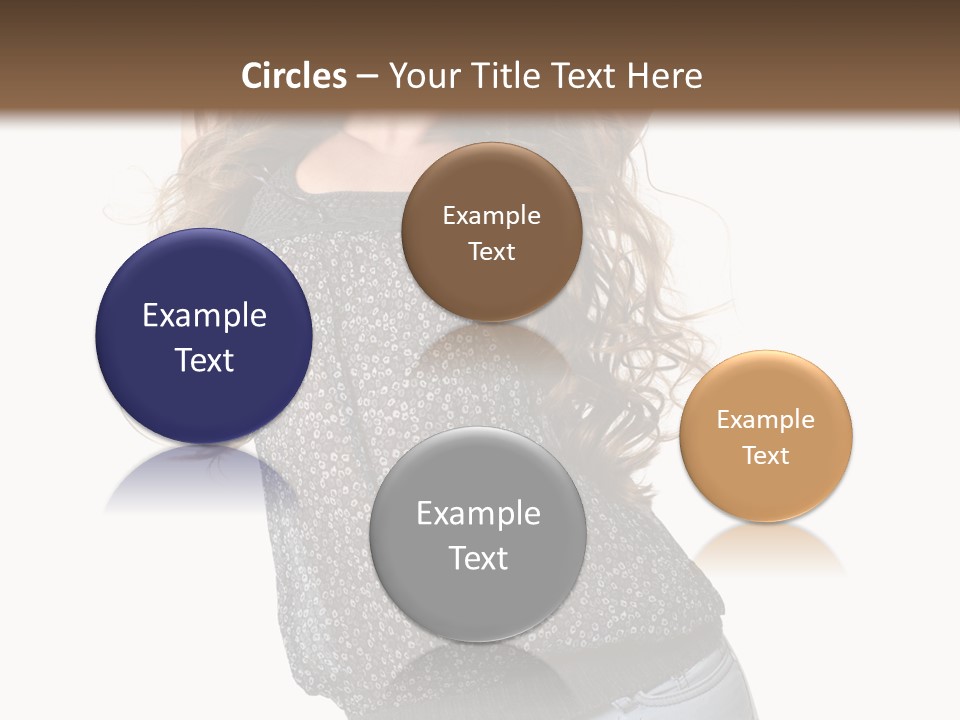 Caucasian Attractive Modern PowerPoint Template