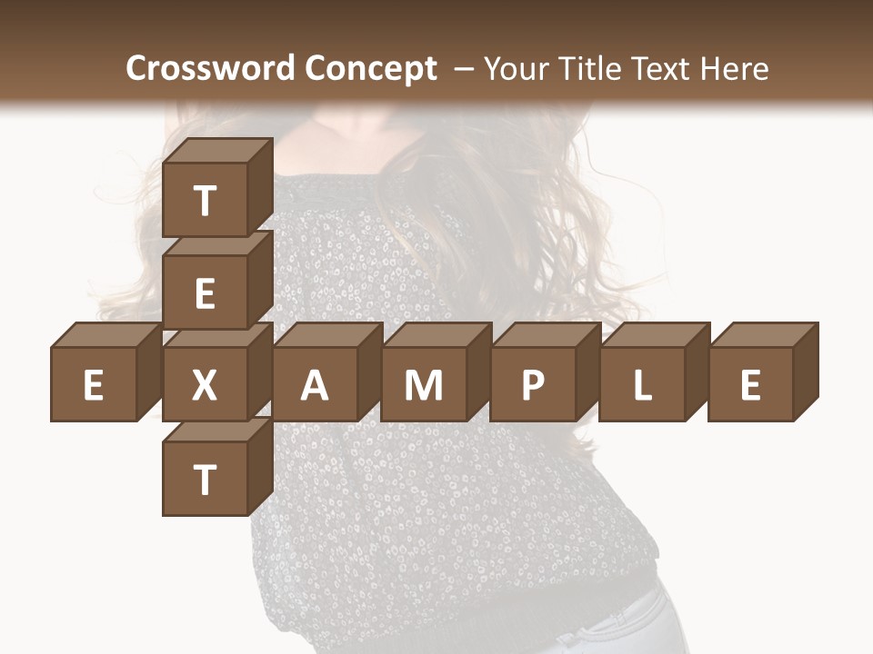 Caucasian Attractive Modern PowerPoint Template
