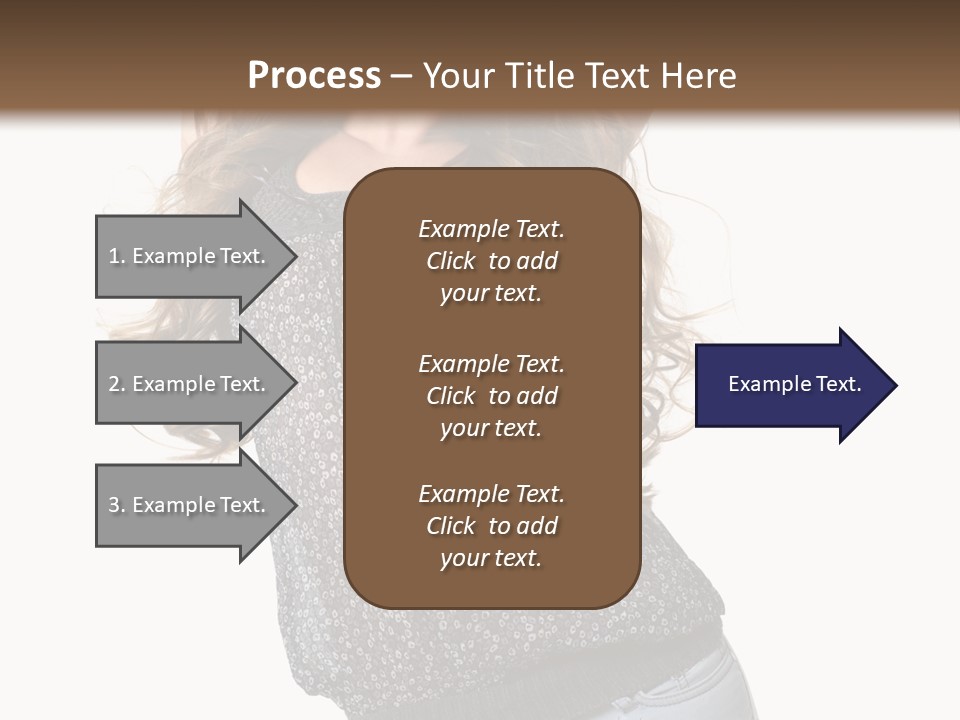 Caucasian Attractive Modern PowerPoint Template