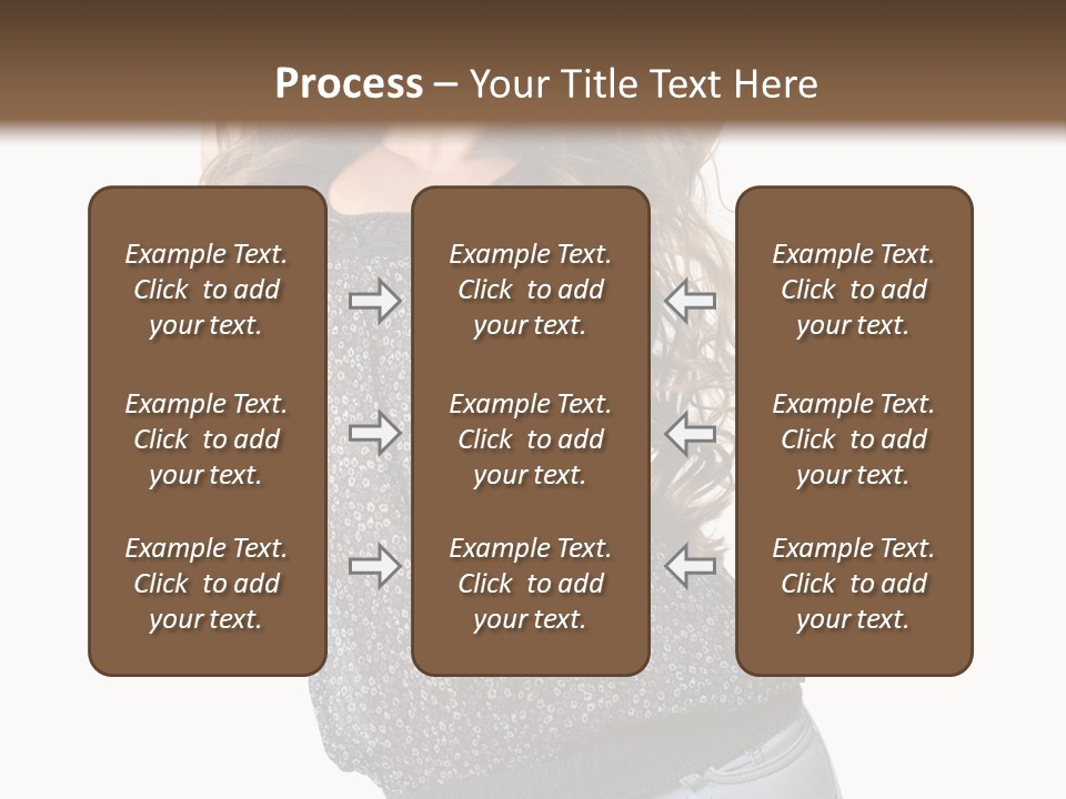 Caucasian Attractive Modern PowerPoint Template