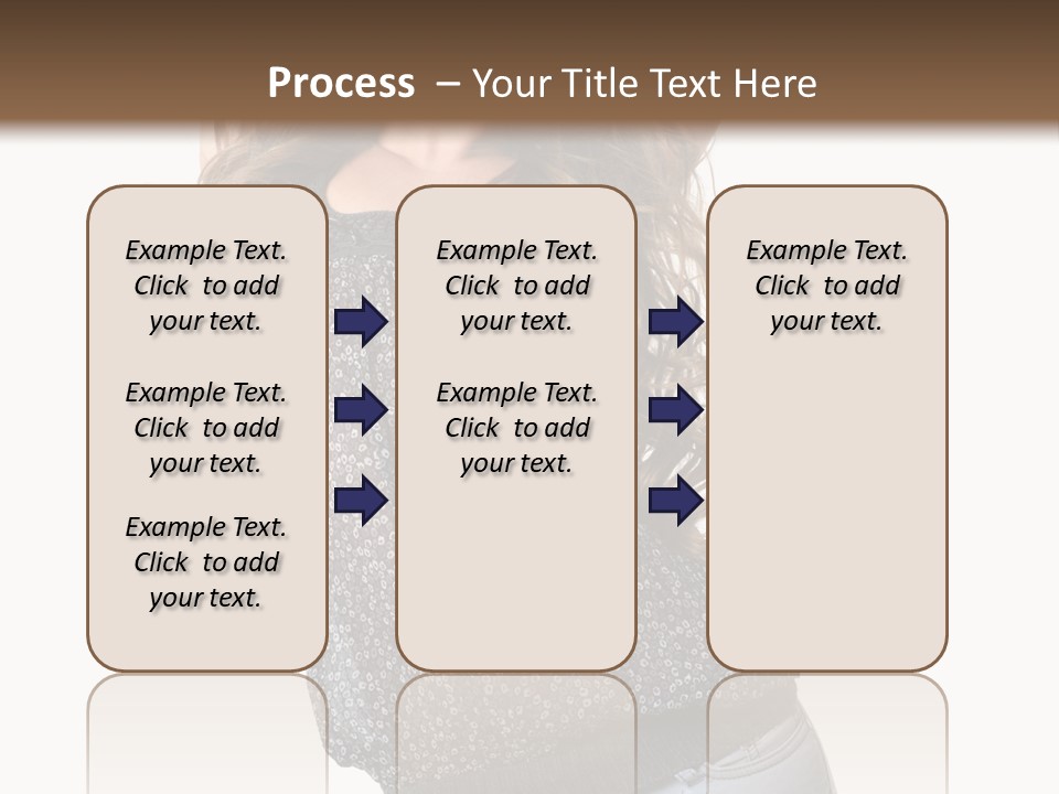 Caucasian Attractive Modern PowerPoint Template