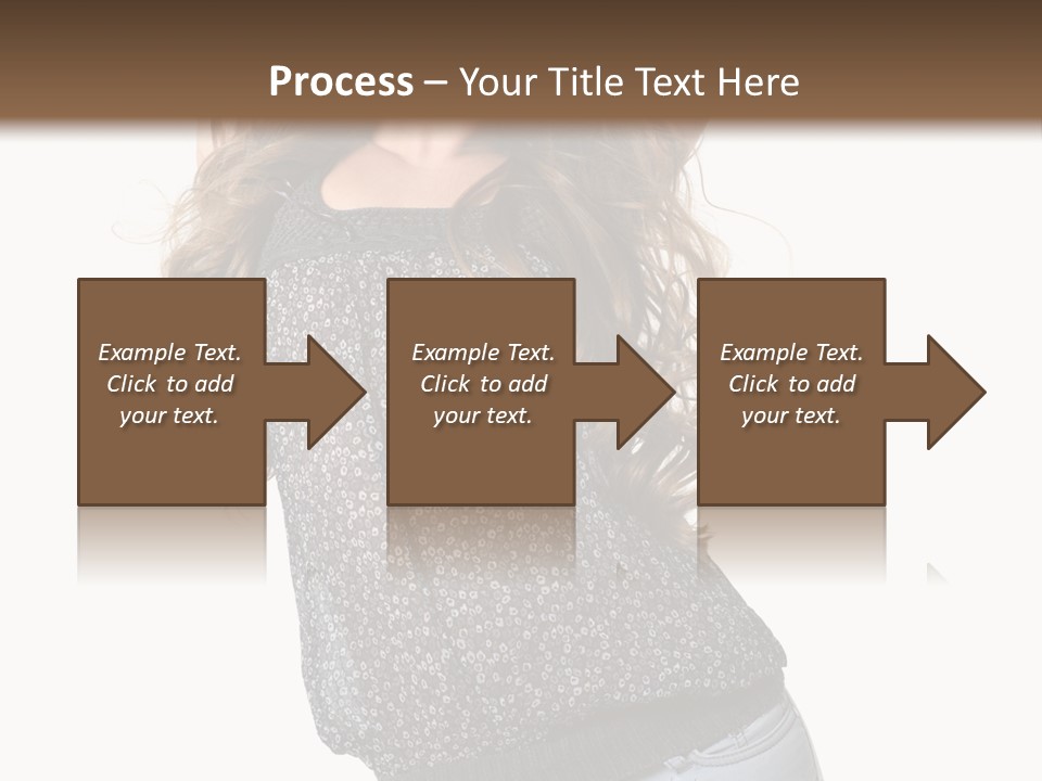 Caucasian Attractive Modern PowerPoint Template