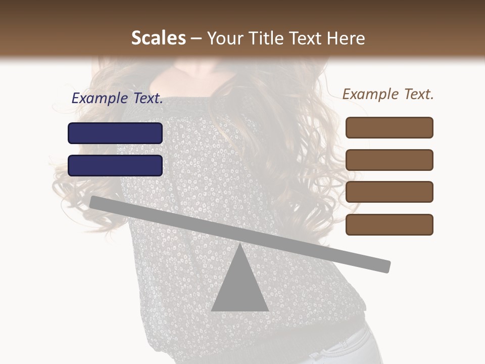 Caucasian Attractive Modern PowerPoint Template