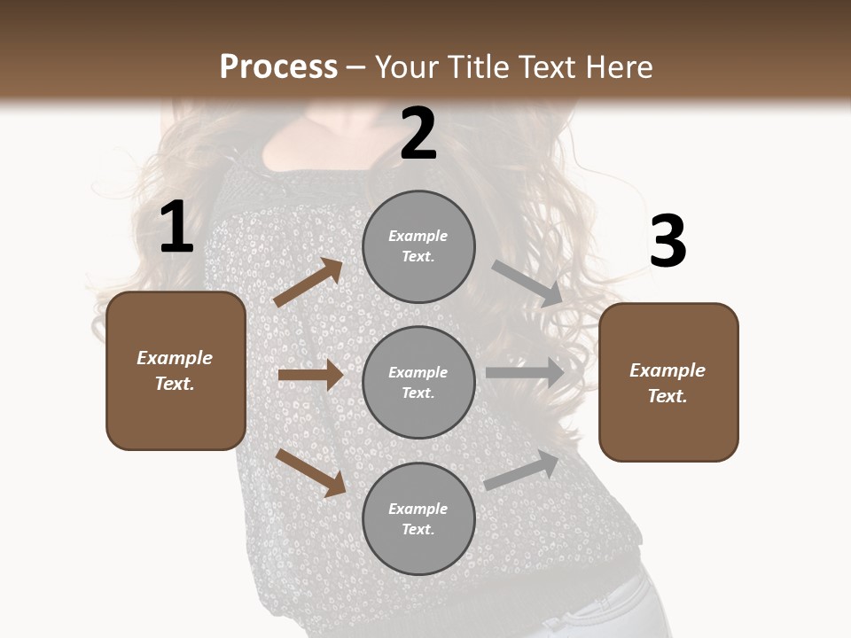 Caucasian Attractive Modern PowerPoint Template