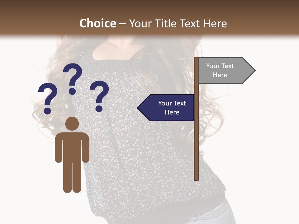 Caucasian Attractive Modern PowerPoint Template