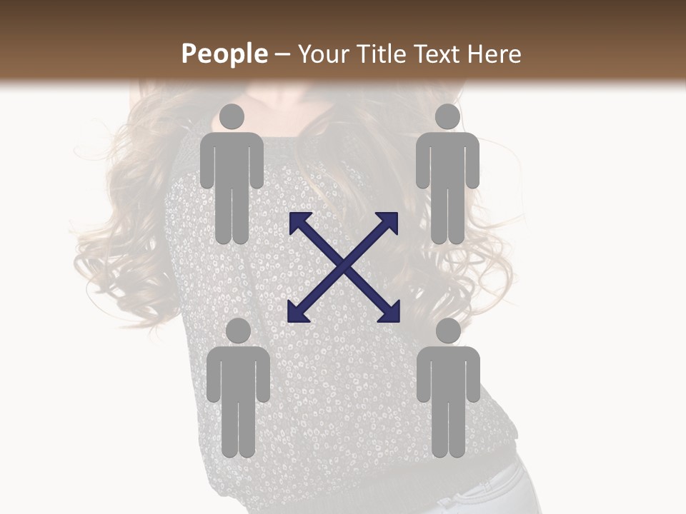 Caucasian Attractive Modern PowerPoint Template