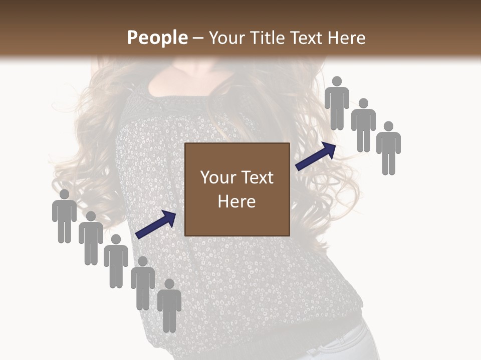 Caucasian Attractive Modern PowerPoint Template