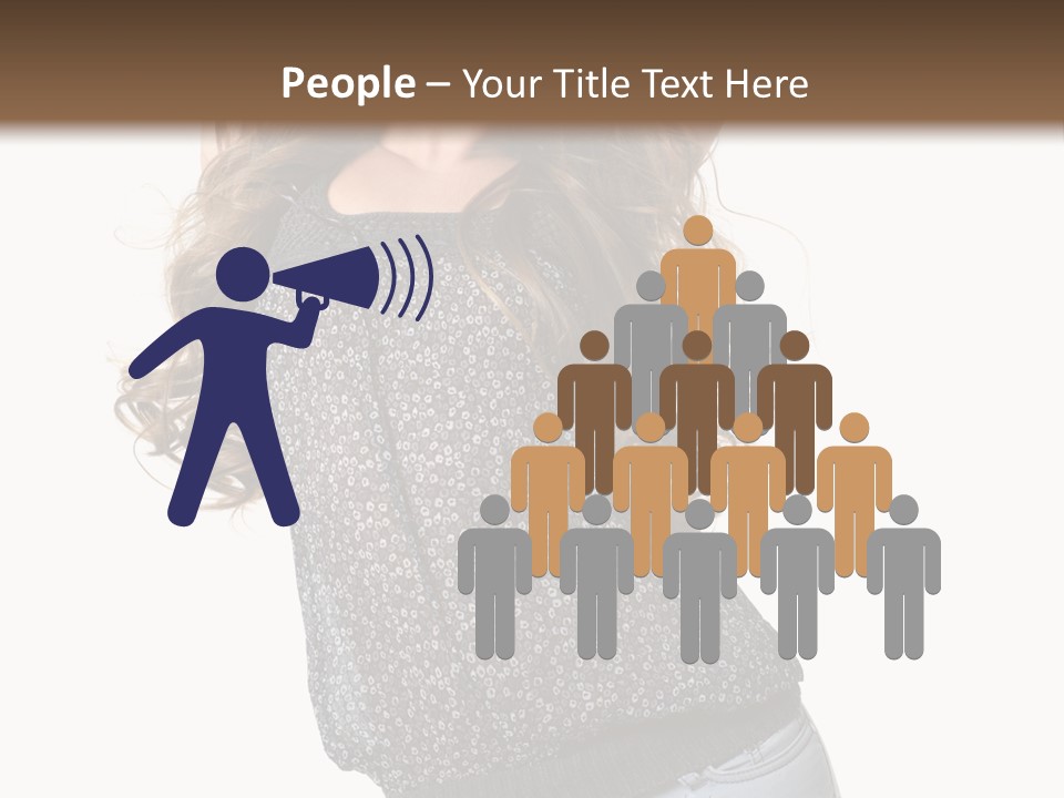 Caucasian Attractive Modern PowerPoint Template