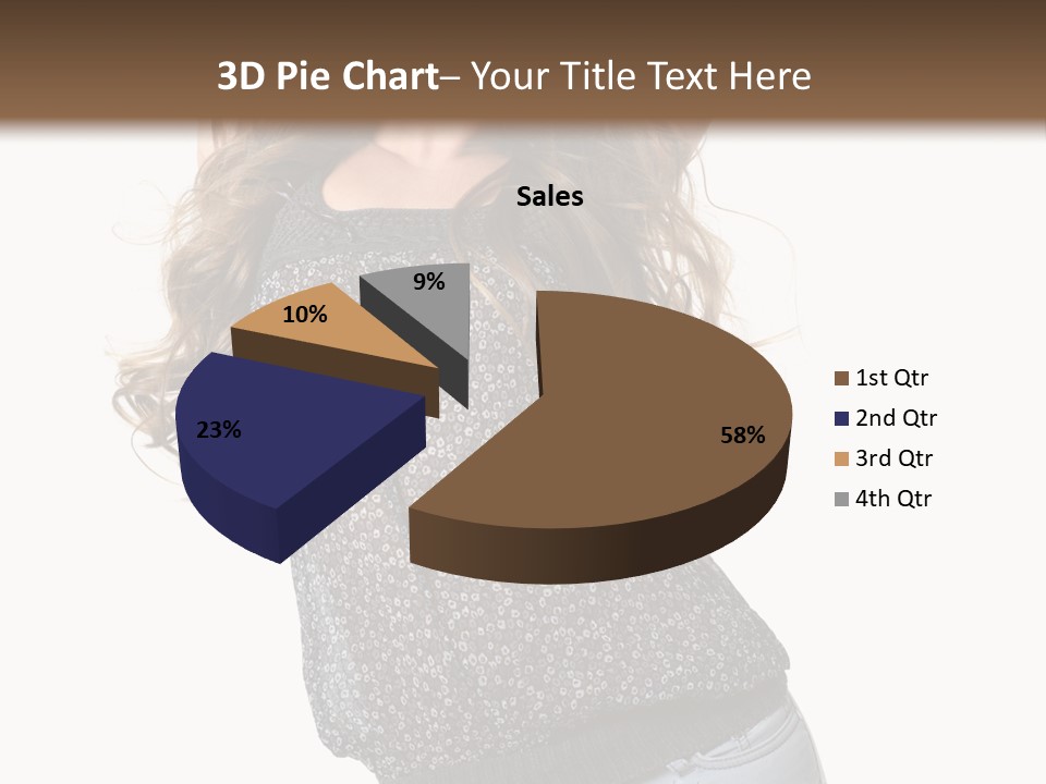 Caucasian Attractive Modern PowerPoint Template
