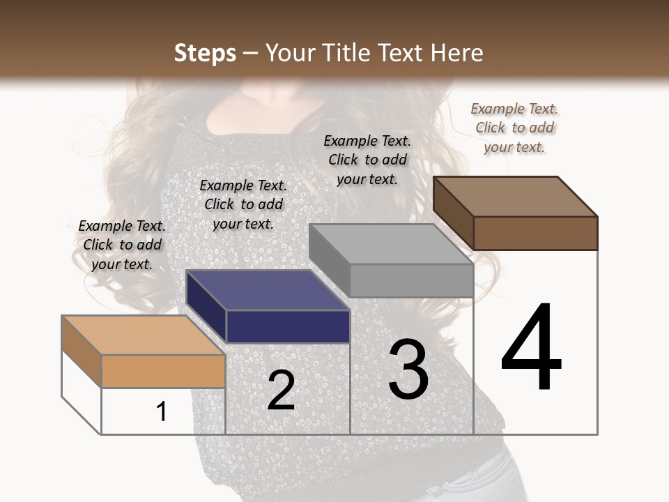 Caucasian Attractive Modern PowerPoint Template