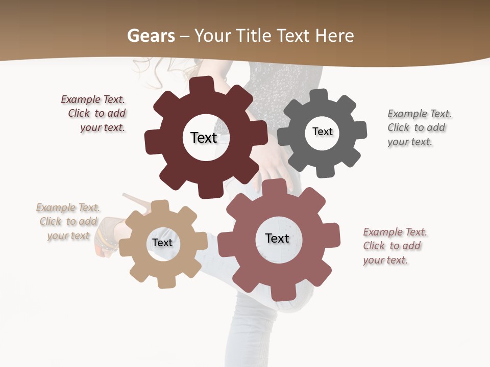 Female Full Sexy PowerPoint Template