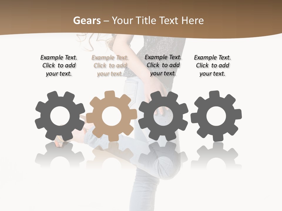 Female Full Sexy PowerPoint Template