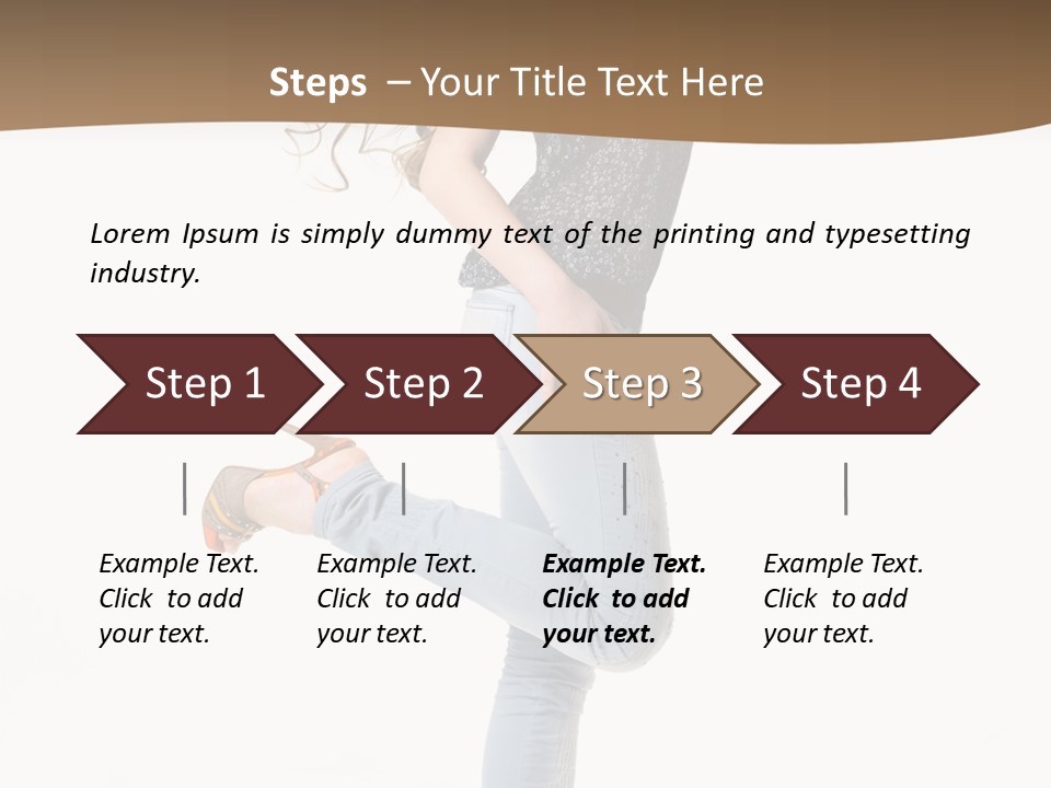 Female Full Sexy PowerPoint Template