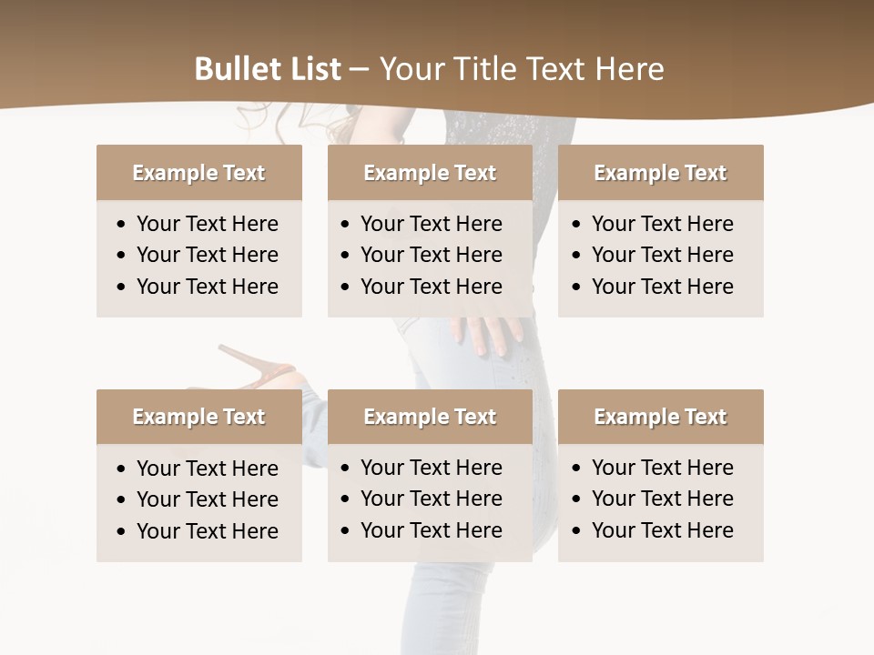 Female Full Sexy PowerPoint Template