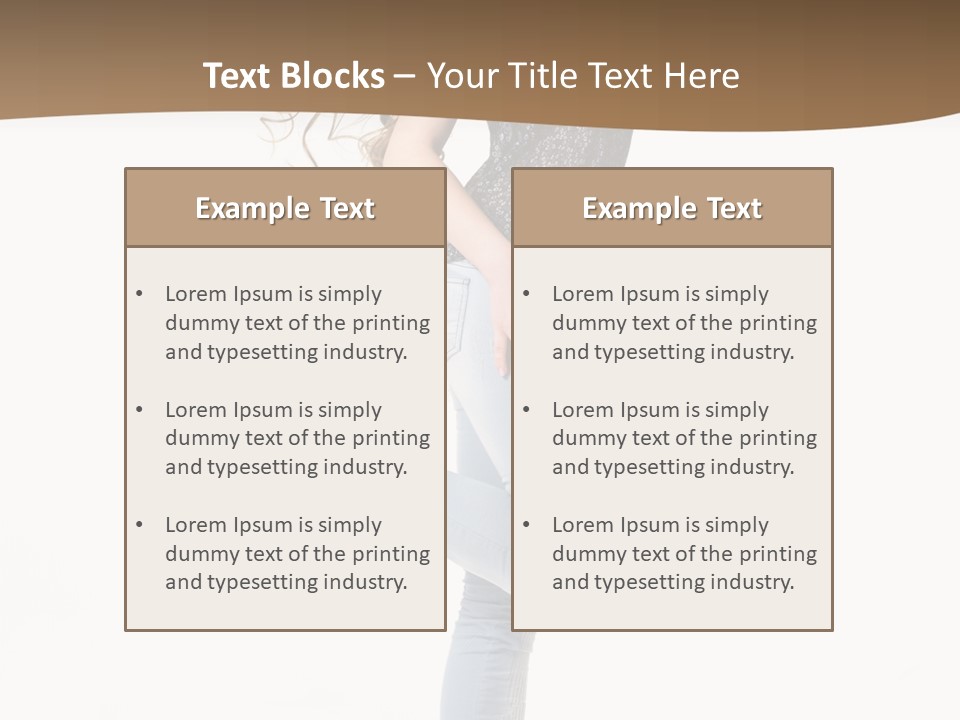 Female Full Sexy PowerPoint Template