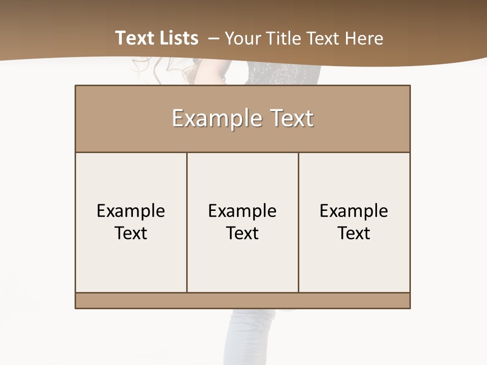 Female Full Sexy PowerPoint Template