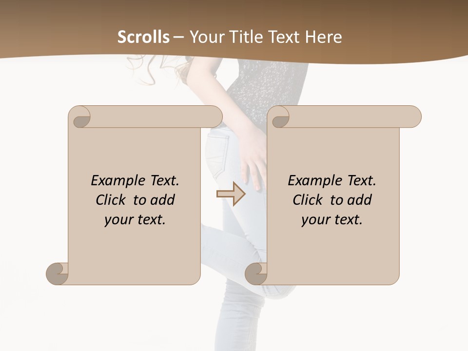Female Full Sexy PowerPoint Template