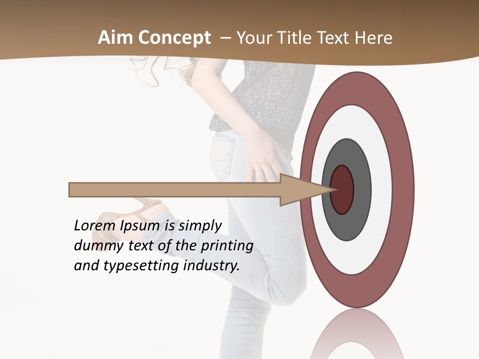 Female Full Sexy PowerPoint Template