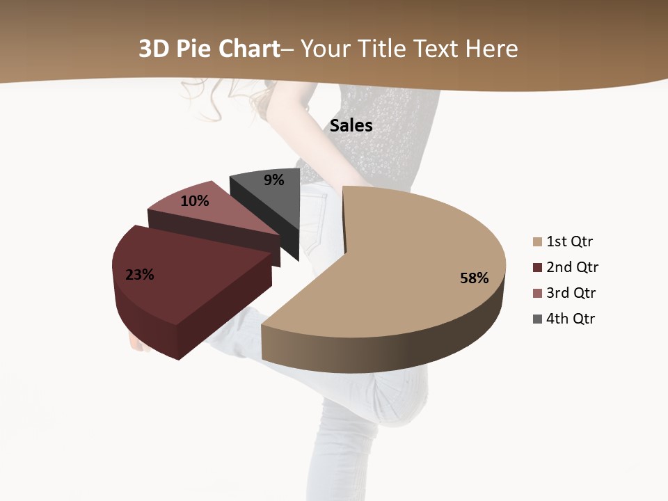 Female Full Sexy PowerPoint Template