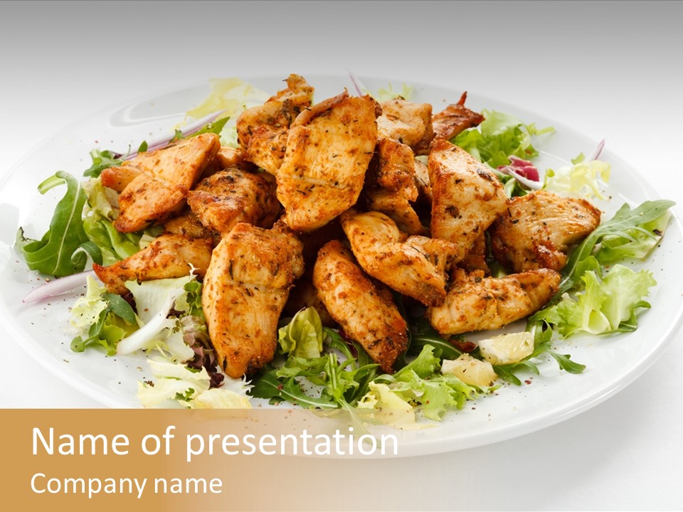 Antipasto Appetiser Fillet PowerPoint Template