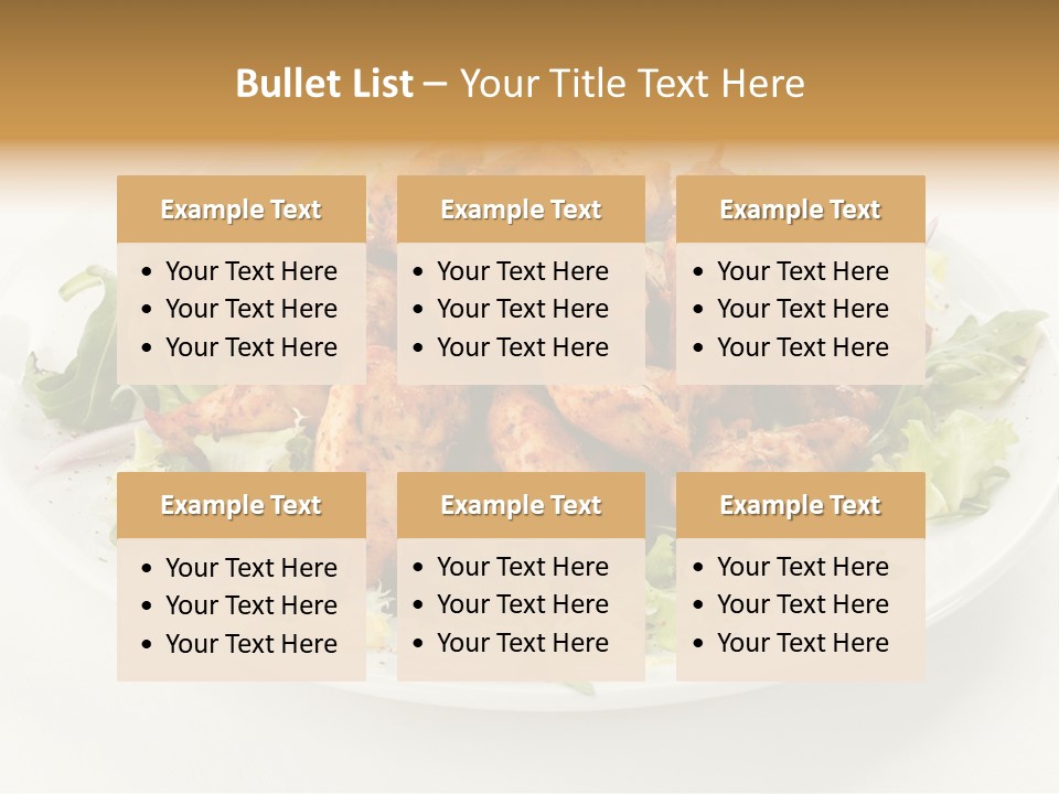 Antipasto Appetiser Fillet PowerPoint Template