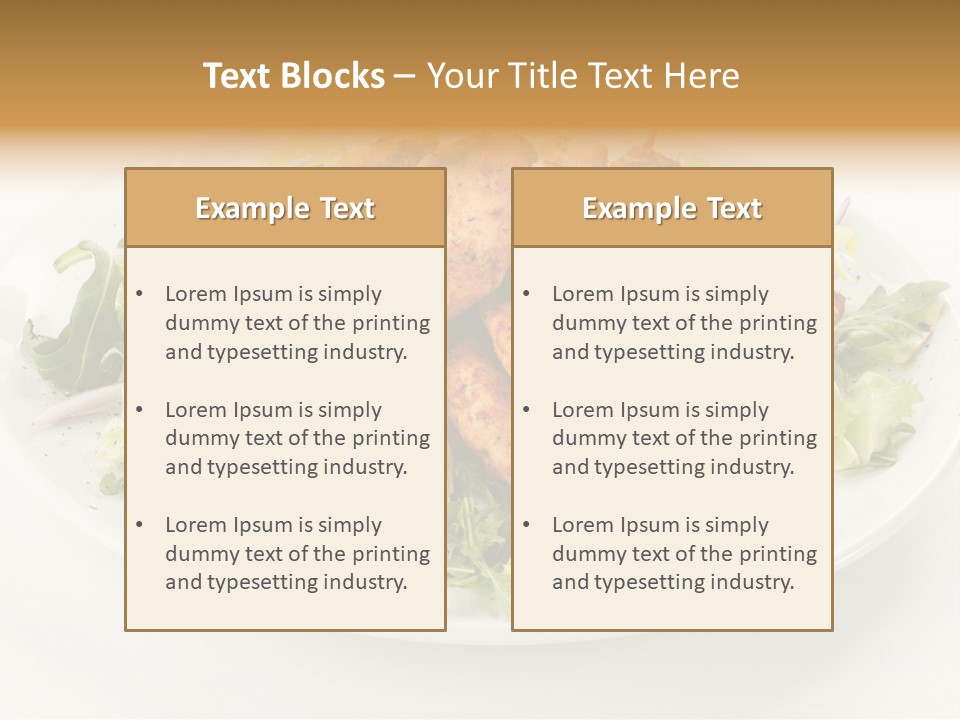 Antipasto Appetiser Fillet PowerPoint Template